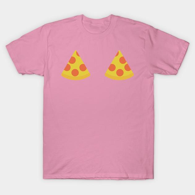 T Shirt Women Pizza Boobs T Shirt Pizza Slices Summer Time Harajuku Print Kawaii Tshirt Summer Short Sleeve Female T-Shirt Top Tee