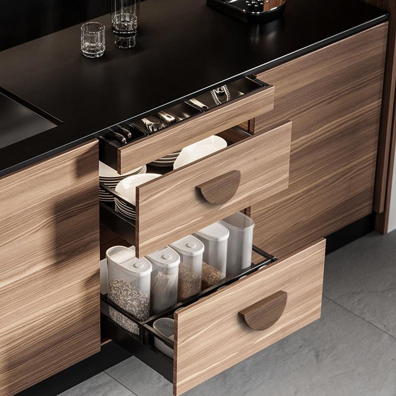 Rustic Style Wood Furniture Pulls Easy To Install Cabinet Handles for Kitchen Wardrobe Closet Drawer Farmhouse Renovation