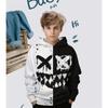 Kids Smiling Print Hoodies Boys Clothes Fashion Casual Pullover Boy Hooded Long Sleeve Sweatshirt for Children Spring Kids Tops