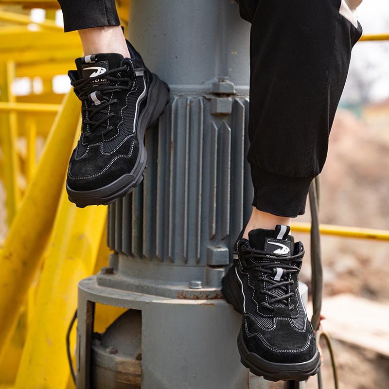 Новая мужская защитная обувь с защитой от ударов и проколов Защитная обувь с высоким — фото 18