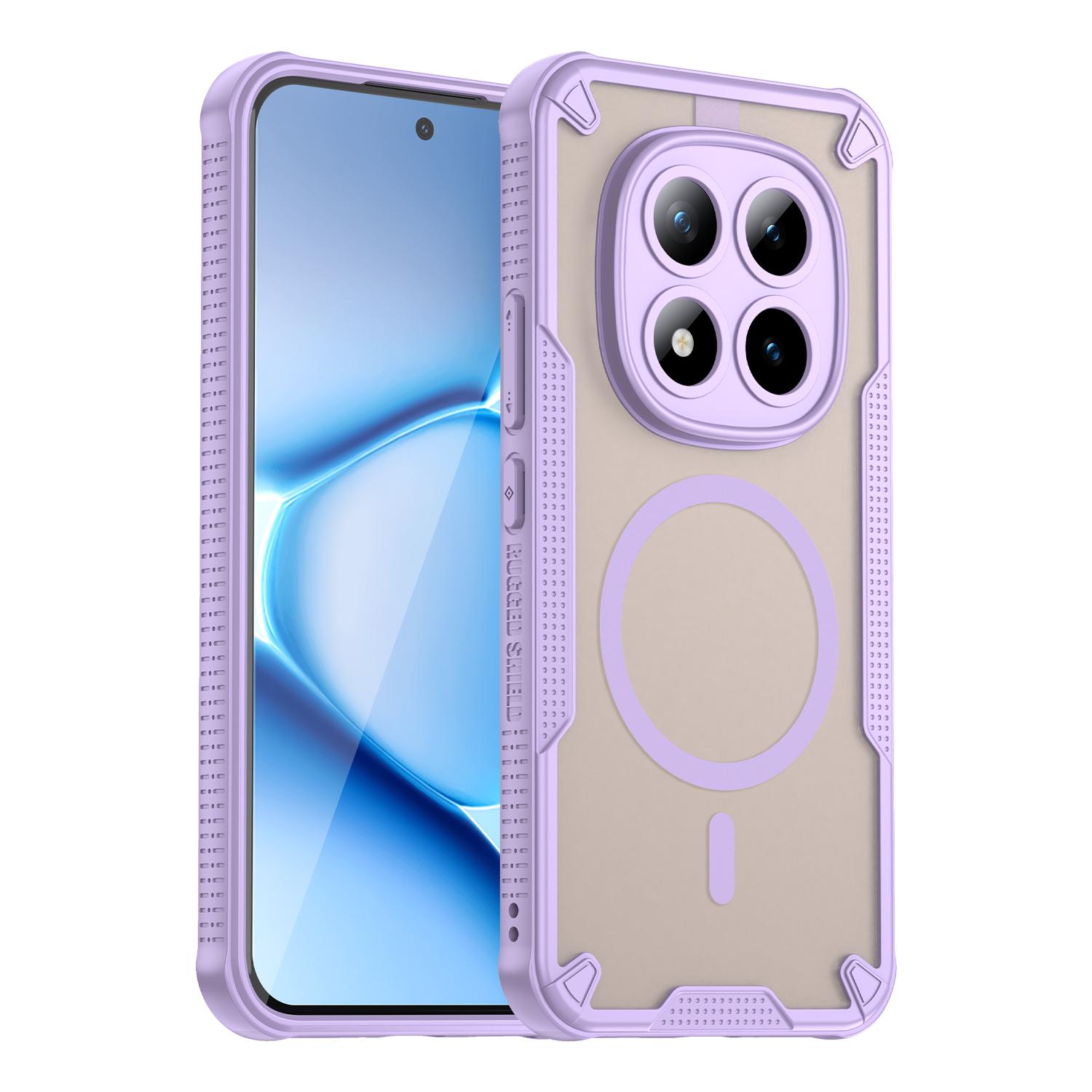 

For Redmi Note 15 Pro 5G Phone Case,Compatible WIth Magsafe Shockproof Protective translucent Cover For Redmi Note 15 Pro+ Plus Pc + tpu&JUST CASE&Redmi note 15 pro+ 5g