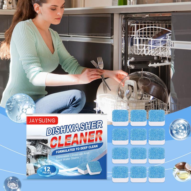 Washing Machine Decontamination Effervescent Tablets, Drum Washing Machine Cleaning Agent To Remove Stains, Clean And Taste