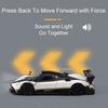 1:32 Pagani Zonda R Huayra Bc Sportwagen Spielzeugmodelle Legierung Druckguss Sound Licht Türen Öffnen Rückzieher Mini-Supersportwagen Für Jungen Geschenke