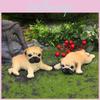 Pug Resin Model Animal Ornament For Office Desk And Special Occasion Gifts