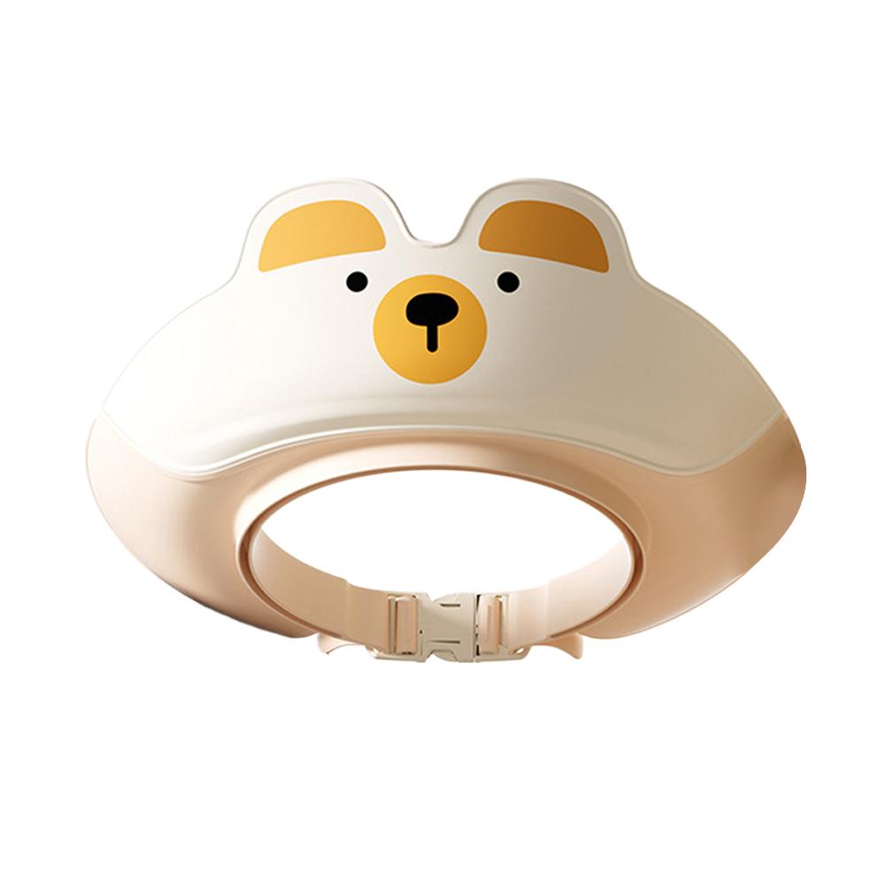 

Baby Shampoo Hat Waterproof Adjustable Bath Cap with 3D Ergonomic Fit Soft Seal Gentle Bath Time Care Hair Wash Tools Accessory розовый