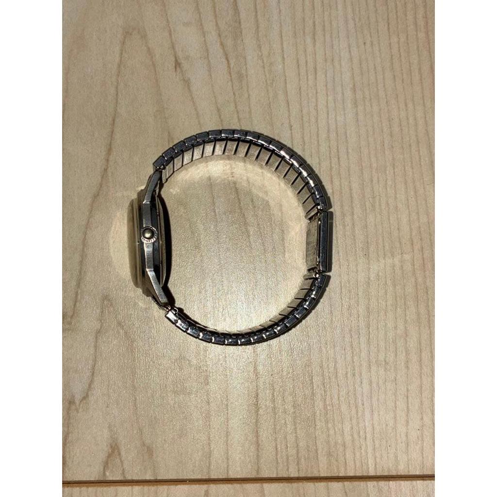 Used Bulova Accutron Silver Manual Winding Watch Metal Bracelet