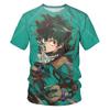 My Hero Academia Estate Ragazzi Ragazze Abbigliamento a Maniche Corte per Maglietta Carina Moda Casual Abbigliamento Genitore Figlio Maglietta a Maniche Corte