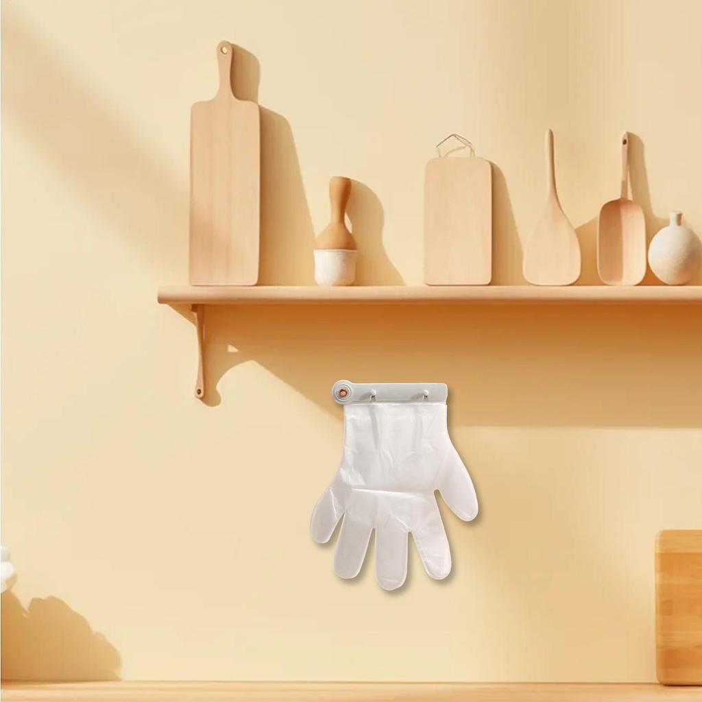 Disposable Glove Holder Organizer Wall Mounted glove dispenser Kitchen glove rack Hanging glove holder Multifunctional clip