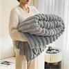 Multicolor Plush Milk Velvet Blanket With Soft Fabric For Relaxing Nap Time