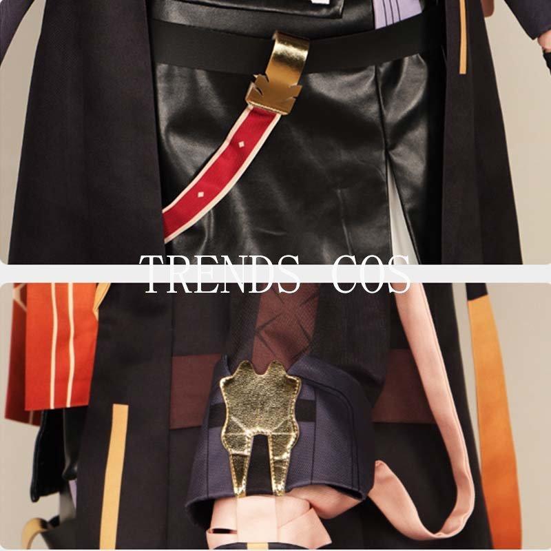 Trailblazer Cosplay-Kostüm für Damen, große Größe, Trailblazer Trenchcoat-Outfit mit Perücke für Comic Con