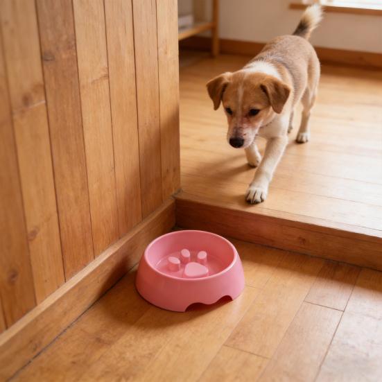 Haustier Schlecknapf Kunststoff Hundefutternapf Langsamfütterung Katzennapf Anti-Erstickungs-Fressnapf für Hunde Katzen Gesundes Fressen