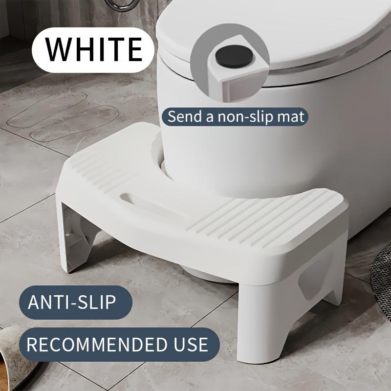 Toilet Seat Stool Portable Squat Stool Home Adult Bathroom Accessories Toilet Squat Stool Removable Non-slip