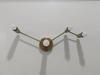 Mid Century Raw Brass Modern Wall Sconces Bedside Reading Lights