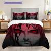Japanese Anime Cartoon NARUTO Famous Uzumaki Naruto Comfortable Duvet Cover and Pillowcase(1 * Duvet Cover + 2 * Pillowcase, Without core)G7
