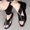 New Style Leather Sandals - Casual Men's Shoes with Soft Sole and Anti-slip Function - Beach Shoes
