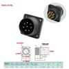 Heavy-Duty 8-Pin Male-Female Connector Plug MS3106A22-23S Socket MS3102A22-23P US Standard.
