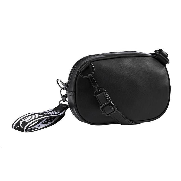 Puma Artificial Leather Shoulder Bag , Crossbody Bag Regular Women's Black (Unisex) Crossbody Bags 076602 01