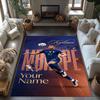Mbappe Customize Text Carpet Design For Kitchen Outdoor Playrooms Dining Room Antislip Rug Office Home Decor Best For Christmas