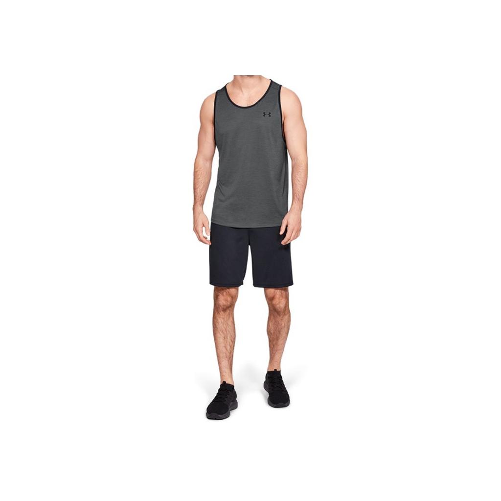 Under Armour UA Tech 2.0 Sports Training Vest Men Tops Peach Grey 1328704-013