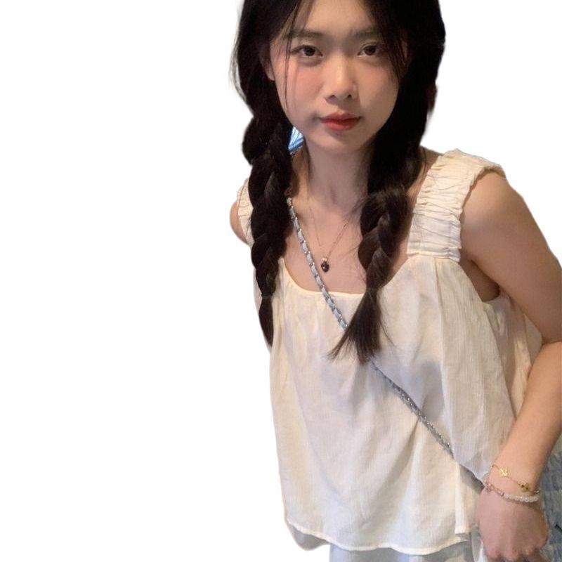 Women's Summer Loose-Fit Mori Style Camisole - Sweet & Spicy Design