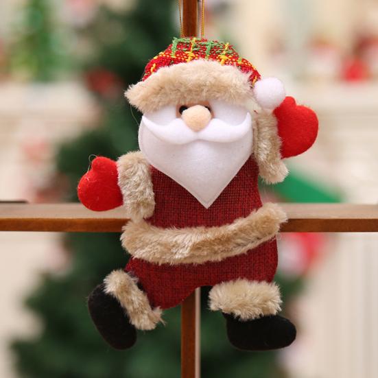 Xmas Tree Decoration Cute Bear Ornament Christmas Ornaments Lightweight Hanging Bear Decoration Tree Pendant Decoration for Home