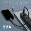 2balení USB2.0 samec na Type C samici Adaptér USB C samice na USB samec pro vysoce rychlý přenos dat Nabíjení