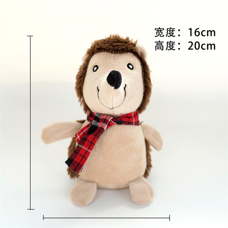 Pet Christmas Dog Amazon Popular Plush Cat Sound Resistant Grinding Teeth Relief Dog Cat Toys