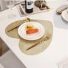 1Pc 38cm Love Heart Shape PVC Placemat Home Heat Insulation Table Mat Valentine Day Wedding Party Decoration