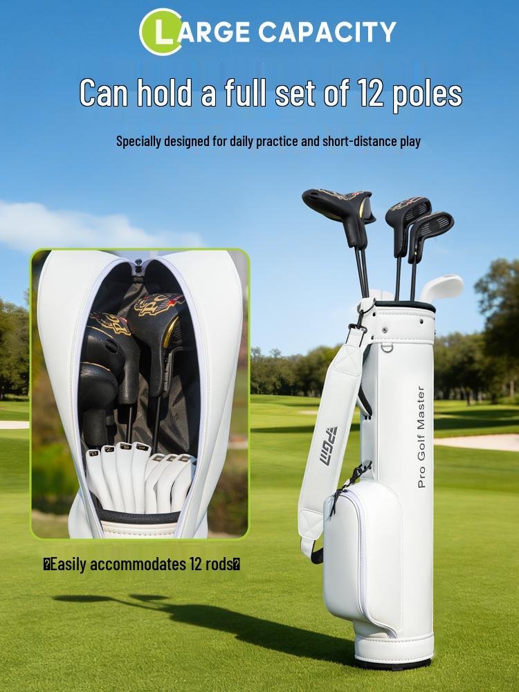 PGM Women's Large Capacity Golf Bag - Waterproof and Portable, Fits 12 Clubs