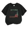 Kids Boys Girls 100% Cotton Crew Neck Short Sleeve T-Shirt, Keep Nature Wild Bear Pine Tree Print Casual Tees for Outdoor Hiking Nature Loving Childre