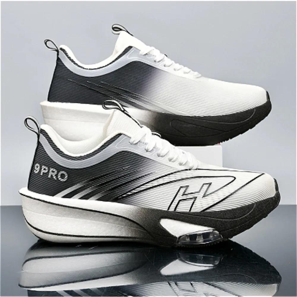 

Кроссовки мужские тренировочные специализированные марафонские спортивные дышащие легкие женские удобные нескользящие повседневные кроссовки 42 чёрный