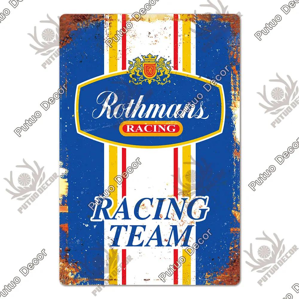 Putuo Decor Gas Oil Garage Vintage Metal Signs Tin Sign Retro Garage Decor Bar Pub Garage Gas Station Decorative Iron Plates