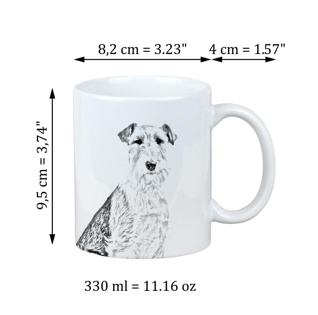 Fox Terrier Wire - Cup with a Dog, Personalized Cup with a Print, a Classic Gift for Everyone from the Art-Dog Brand