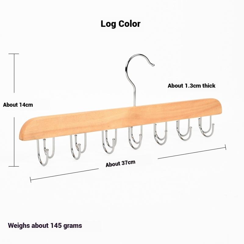 Wooden Belt Rack Women Storage Hangers for Clothes Case Home Wardrobe Accessories Supplly Scarf Organizer Men Tie Belt Hangers