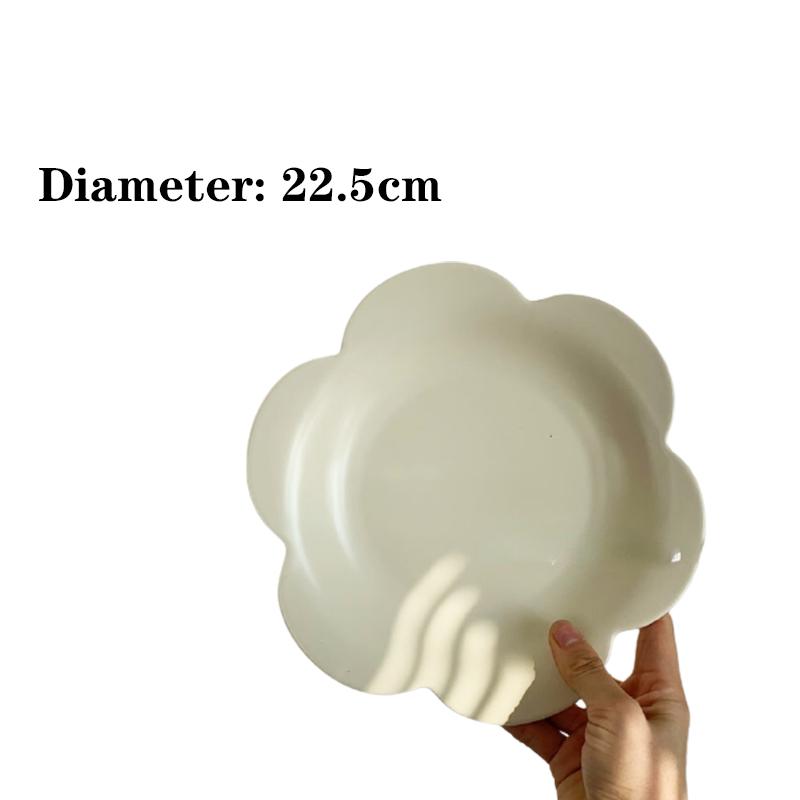 Cream Yellow Flower Ceramic Plate  Coffee Cup  Breakfast  Dessert  Afternoon Tableware  tea cup