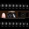480 Pcs False Nails Tips Soft Gels Tips Semi-Frosted Nails Tips Full Cover Stick on Nails Press On Nails for Women Girl