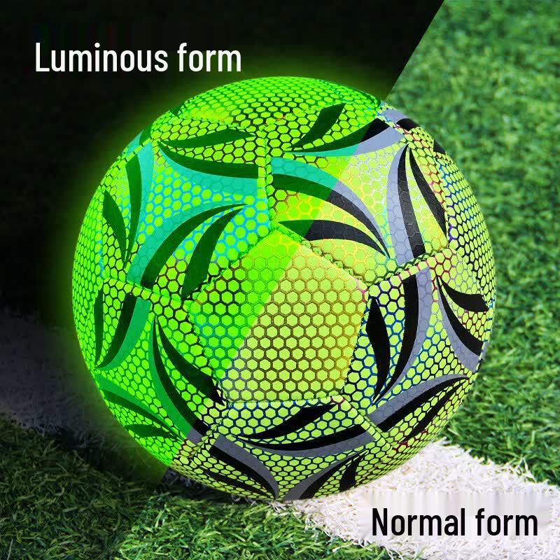 LISM Luminous Reflective Size 5 Training Soccer Ball