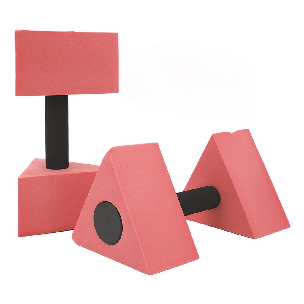 1 Pereche Ganteră Plutitoare Triunghiulară Ajutoare Didactice pentru Înot Copii Înot Bej