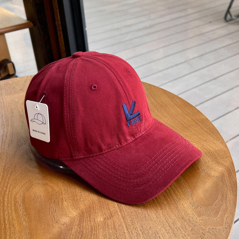 Letter embroidery street soft top baseball cap women's spring and summer fashion couple versatile face small curved brim hat men