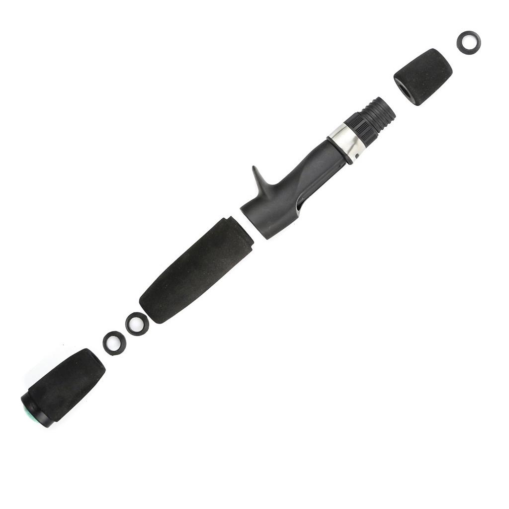 Black EVA Foam Ice Fishing Rod Handle Kit Raft Rod Construction Split Handles DIY