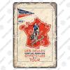 Poster Bicicletta Retrò Lattine Metalliche Segni Rider Uomini Donne Bambini Lastra Metallica Decorazione Artistica da Parete Garage Bar Club Soggiorno Casa