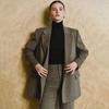 LadyS Elite Women's Thickened Wool Silk Blend Suit Separates