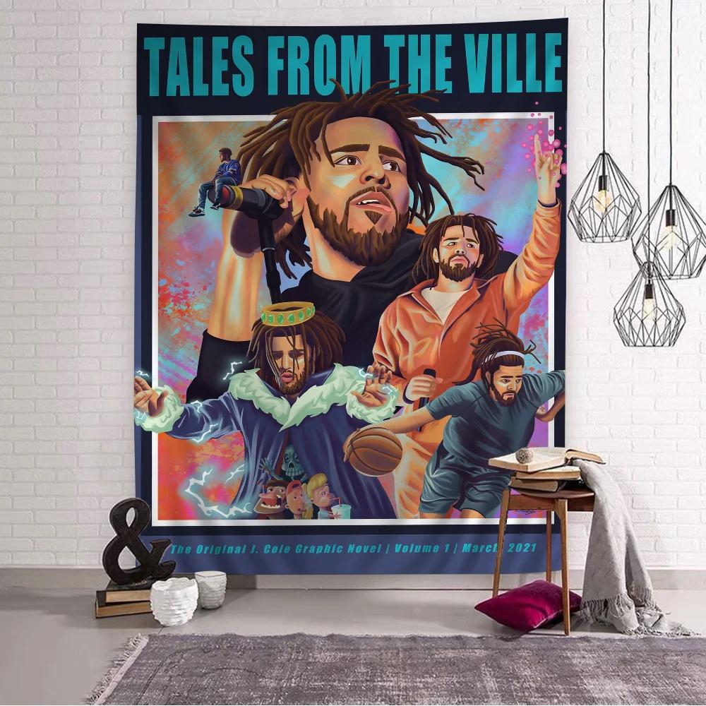 Rod Wave Singer Anime Chart Tapestry Bohemian Wall Tapestries Mandala Wall Art Decor