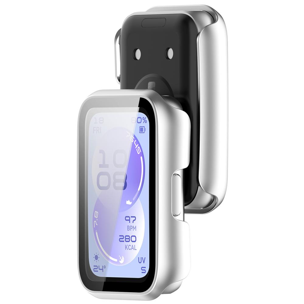 Smartwatch Protective Cover for Huawei band 11 /Huawei band 11 NFC PC Watch Case with Tempered Glass Anti-Fall Anti-Scratch Watch Case