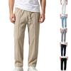 Men's Straight Leg Pants, Color Casual Long Trousers for Everyday Wear