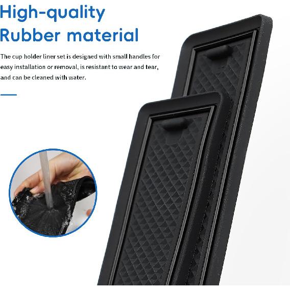 Auovo Cup Holder Ert Liners Compatible With Subaru Crosstrek 2013-2017 And Subaru Impreza 2012-2016 Accessories  Door Center Console Interior Mats