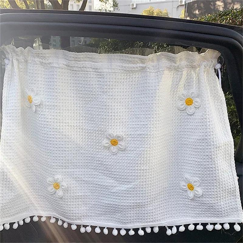 Perdeaua mașinii Umbrelă de soare Tesatura de desene animate Cremă solară Izolație termică Blackout Cortina interioară drăguță