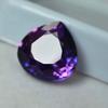 Authentic Natural Purple Tanzanite Pear Cut 6.4 Ct   Rare Loose Gemstone