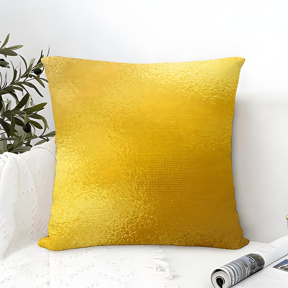 Luxury Premium Gold Foil Texture Pillow Case linen pillow case sofa home decor cushion cover cushion cove
