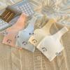 Teen Girls Cartoon Seamless Vest Style Bra For Puberty Development